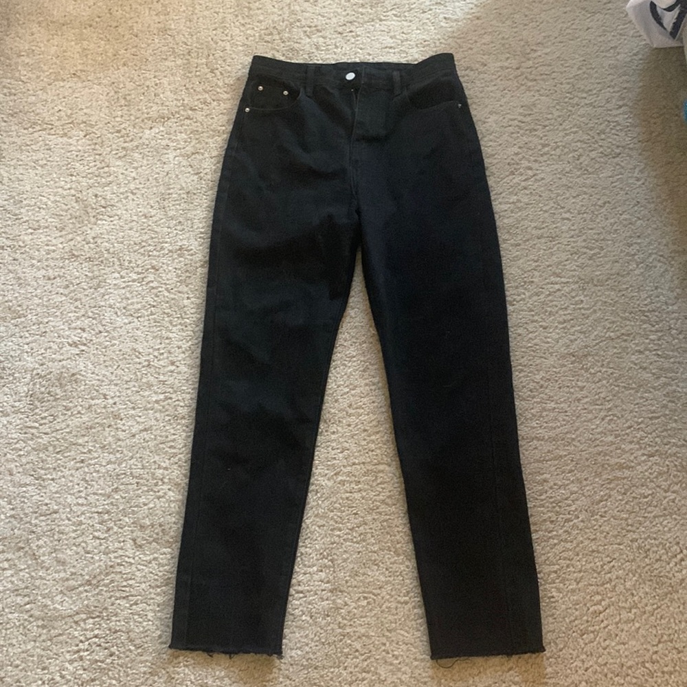 Black Mom Jeans